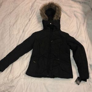 Steve Madden Coat, Belted Asymmetrical-butt